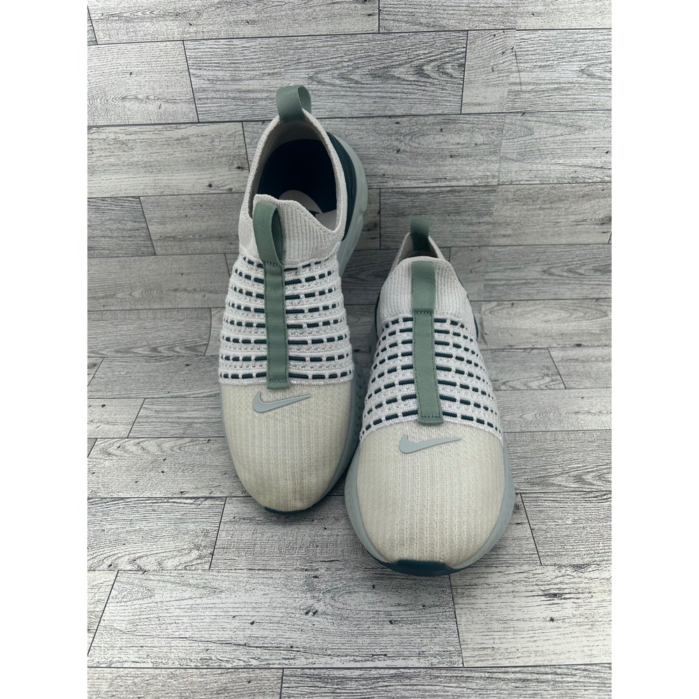 Nike React Infinity Run Flyknit 3 Women Running Shoes White Green US 10